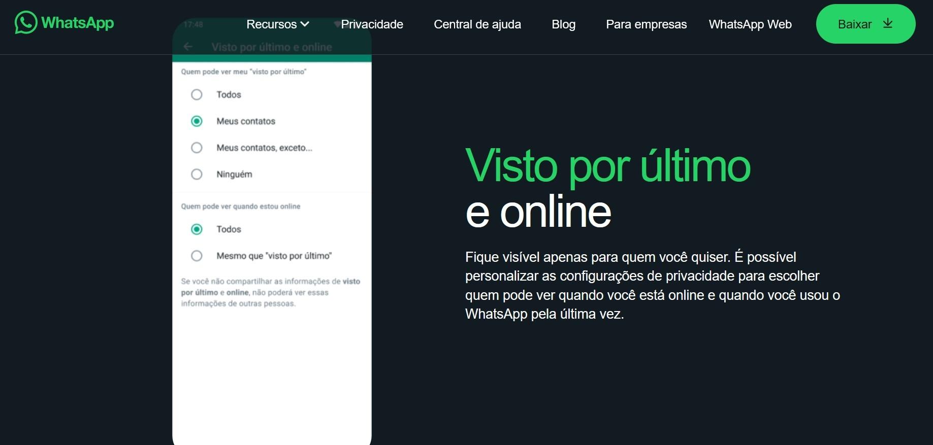 WhatsApp lança Central de Segurança para evitar golpes e spams