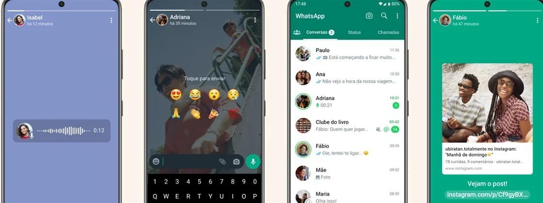 WhatsApp: nova opção compartilha status automaticamente no Facebook
